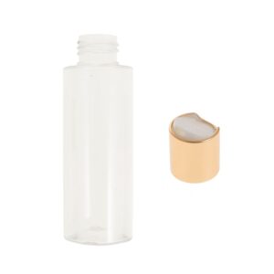 Φιαλίδια  Διάφανα Pet με λευκό disk top καπάκι